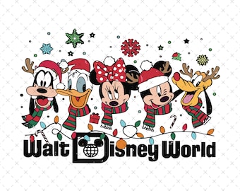 Christmas png,Vintage Mickey And Friend Christmas png,Disney Christmas png,Disney Christmas png,Disney Family Christmas png,digital download