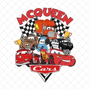 Cars Png, Lightning McQueen Png, Think Fast Cars Png, Png Cars Sublimation Design, Only Png, Digital File, Instant Download