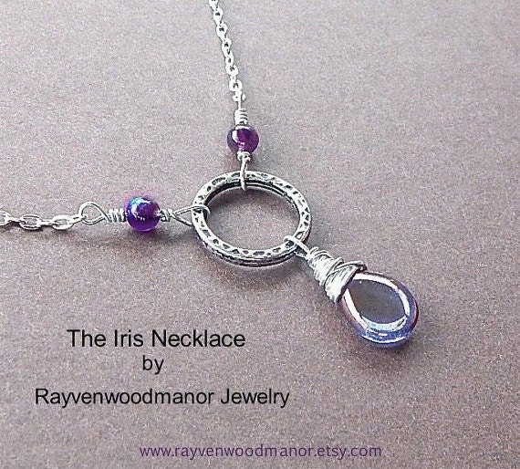 The Iris Necklace By Rayvenwoodmanor Jewelry Silver Eternity