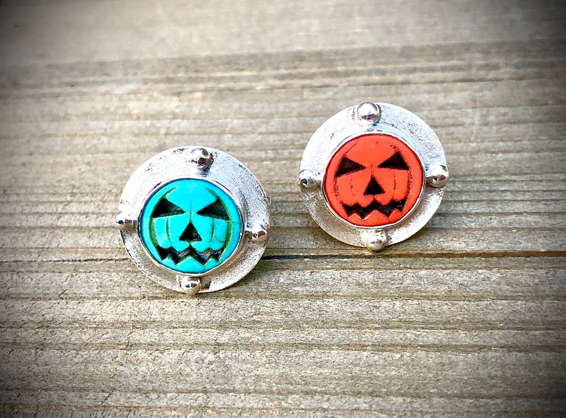 Sterling Silver Halloween Pumpkin Clip on Charm Jack-o'-lantern Spooky | UK Sterling Silver Halloween Pumpkin Clip on Charm Jack-o'-lantern Spooky | UK