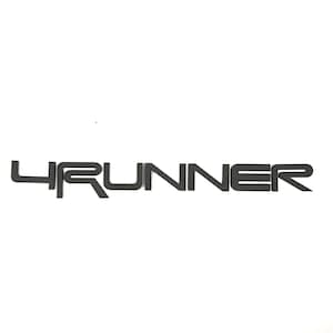 4 Runner - Custom Size Emblem For Toyota | 4RUNNER | Decal | Front | Badge | Grille | Bumper | Letters | Trim |