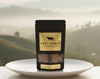 Genuine 100% Pure Wild Civet Coffee Kopi Luwak JAVA Fresh Roasted