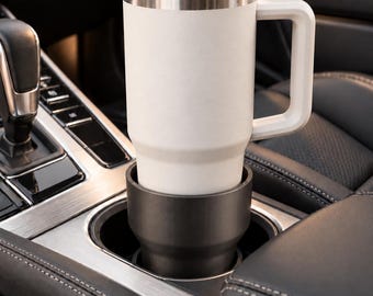 Universal Car Cup Holder For Stanley Cup or Bottle | Adapter | Black | Insert | Center | Console | Cupholder