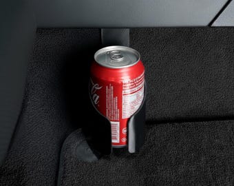 Portavasos lateral universal para consola central de coche - Instalación rápida / Sin taladros / Espacio para los pies / Personalizado