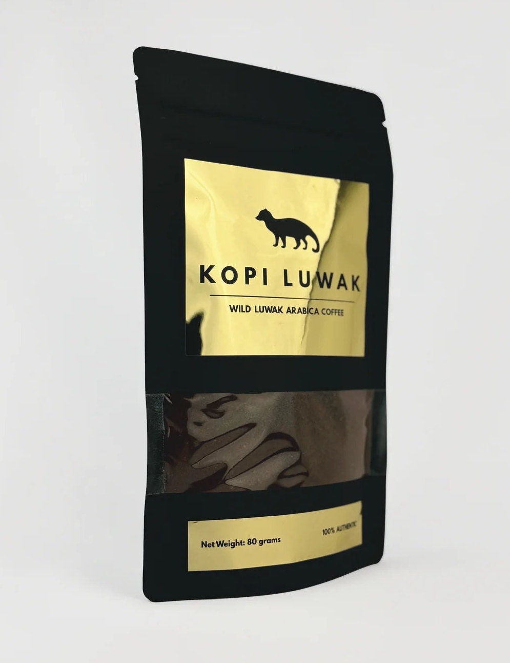 Authentic Wild Kopi Luwak Coffee | Arabica Civet Beans (80g