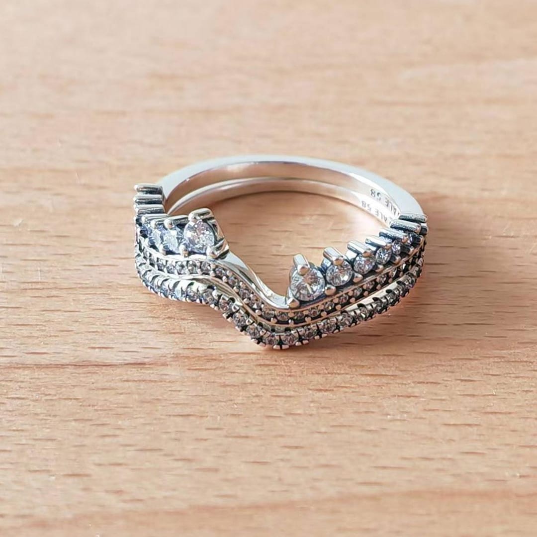【ARGUE】Silver.925 SLAVY RING 11号～13号 925 Sterling Silver Girl's Oxidized Cute Three Hearts Band