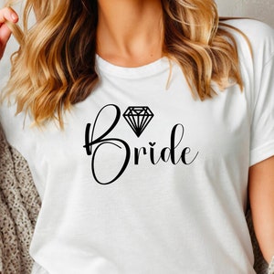 Bride Shirt, Bride to Be, Engagement Shirt, Honeymoon Shirt, Bridal Gift, Wedding Tee, Bridal Shower Gift, Bride Tshirt, Future Mrs