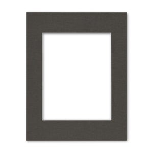 Dark Gray Premium Matboard | Choose you size and opening for photo or artwork | Acid Free | White Core