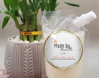 8oz Soy Wax Squeezable Melts – Highly Scented, Handmade
