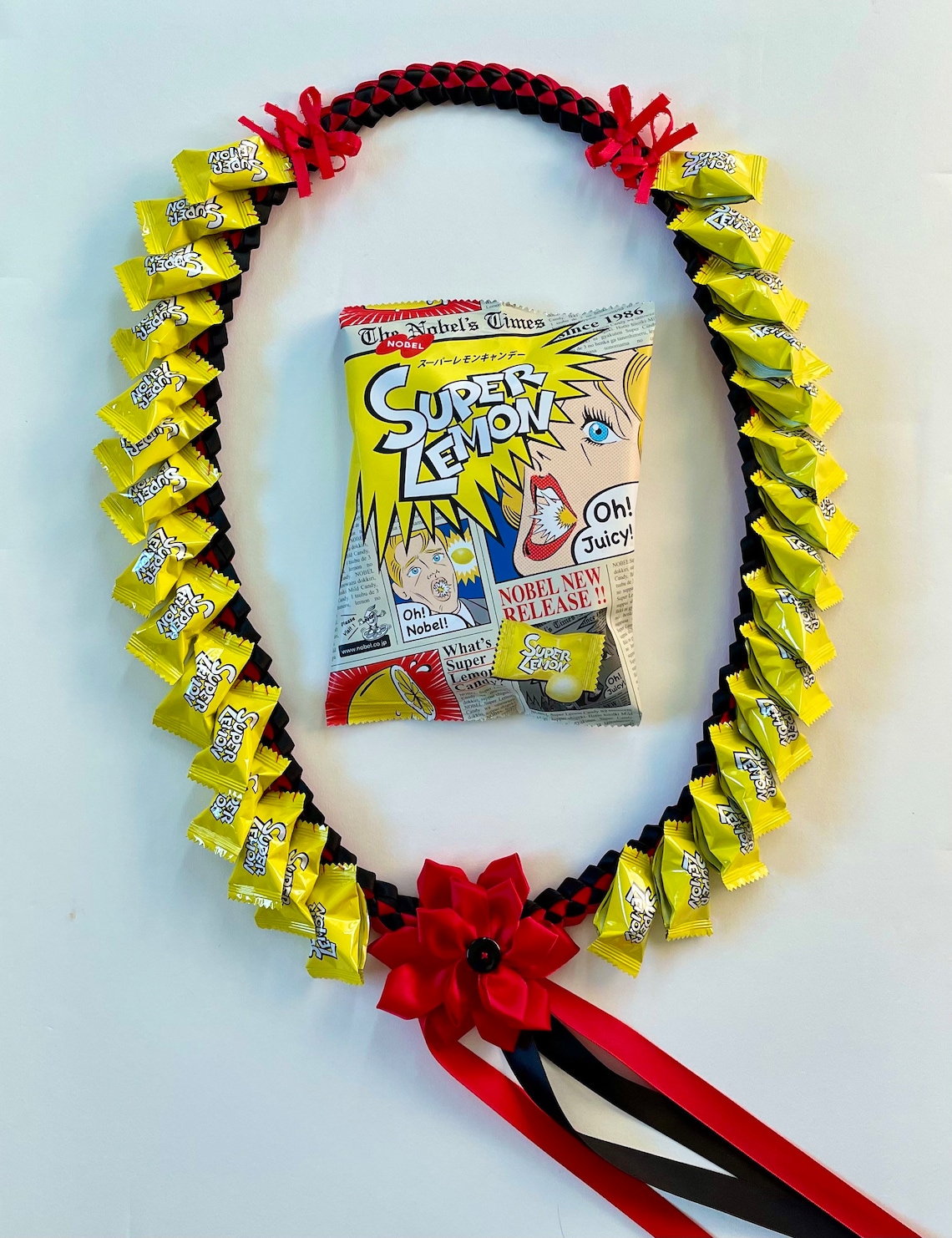 Graduation Wedding Birthday Hawaiian Ribbon Candies Lei Make to Order