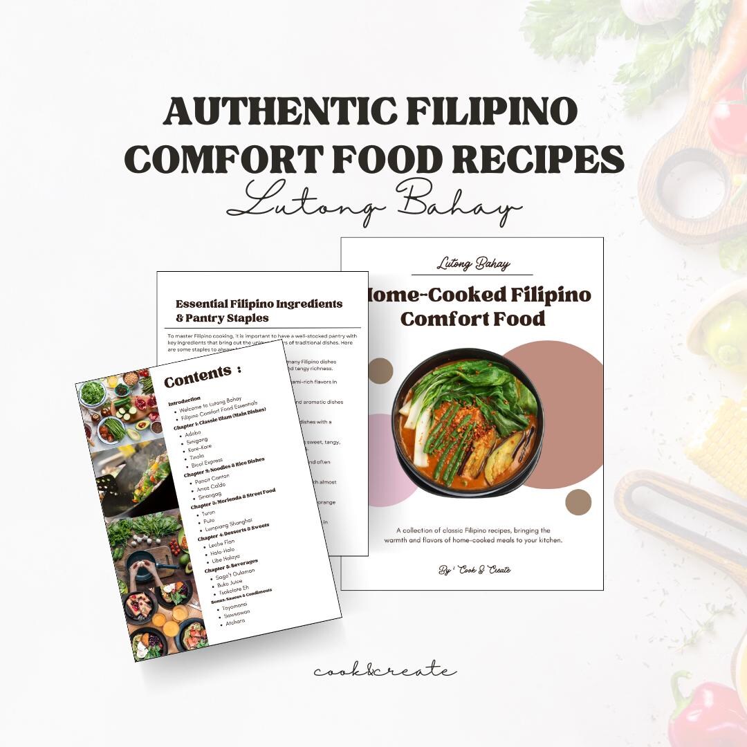 Lutong Bahay: Filipino Cookbook | Home-cooked Filipino Recipes ...