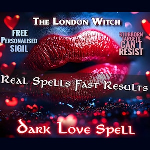 Dark Magic Love Spell, Stubborn Target Ritual, Bond Strengthening Spell, Unbreakable Relationship Magic, Love Binding Spell, Deep Passion
