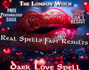 Dark Magic Love Spell, Stubborn Target Ritual, Bond Strengthening Spell, Unbreakable Relationship Magic, Love Binding Spell, Deep Passion