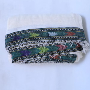 Ethiopian Traditional Gabi – Handwoven Cotton Blanket