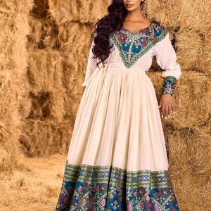 Elegant Ethiopian | Eritrean Habesha Dress