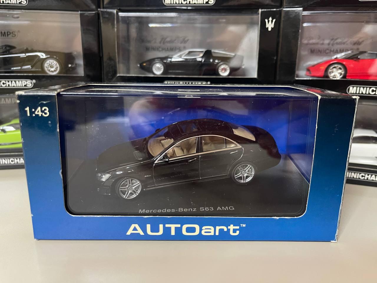 ミニカー AUTOart Mercedes-Benz S63 AMG 1:43 AUTOart 1:43 Mercedes-Benz S63 AMG silver 56206 model car