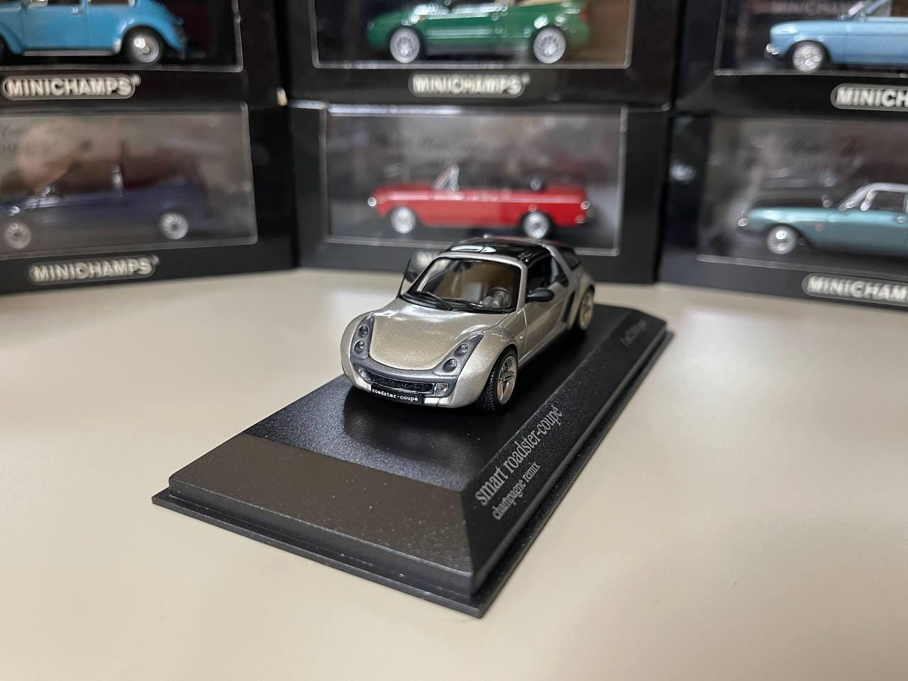 Smart Roadster Coupe 1:43 Minichamps Gray - Etsy
