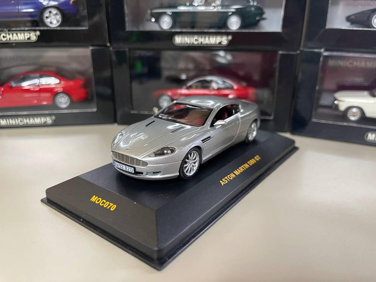 Aston Martin DB9 GT 1:43 Ixo Silver - Etsy