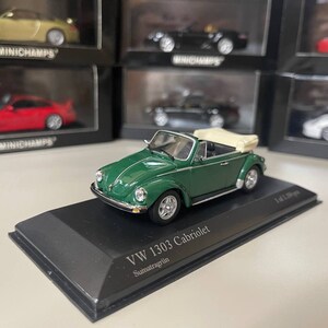 Volkswagen 1303 Cabriolet 1:43 Minichamps Green - Etsy Denmark