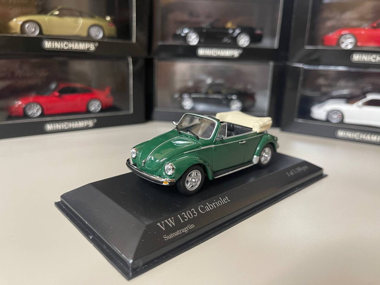 MINICHAMPS ミニチャンプス VW 1303 Cabriolet Volkswagen 1303 Cabriolet 1:43 Minichamps Green - Etsy