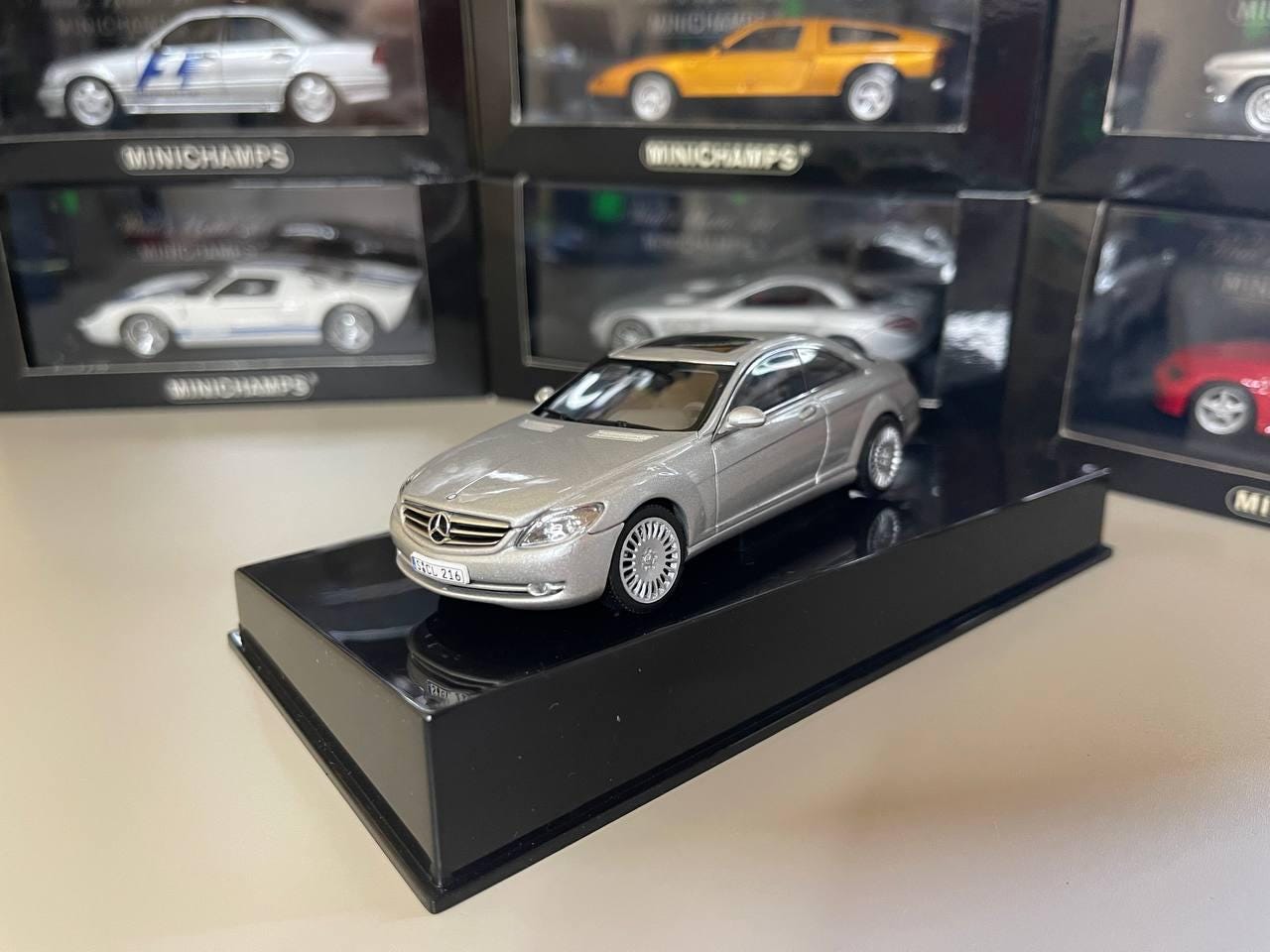Mercedes Benz CL 500 1:43 Autoart Silver Miniature - Etsy Israel