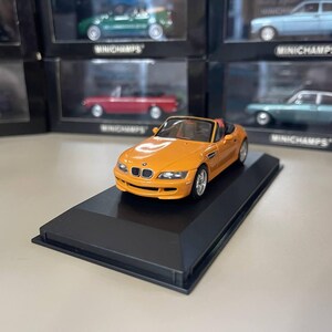 Bmw Z3 M Roadster 1:43 Minichamps Orange - Etsy