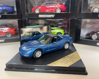 Chevrolet Corvette 1998 1:43 Vitesse Azul Miniatura