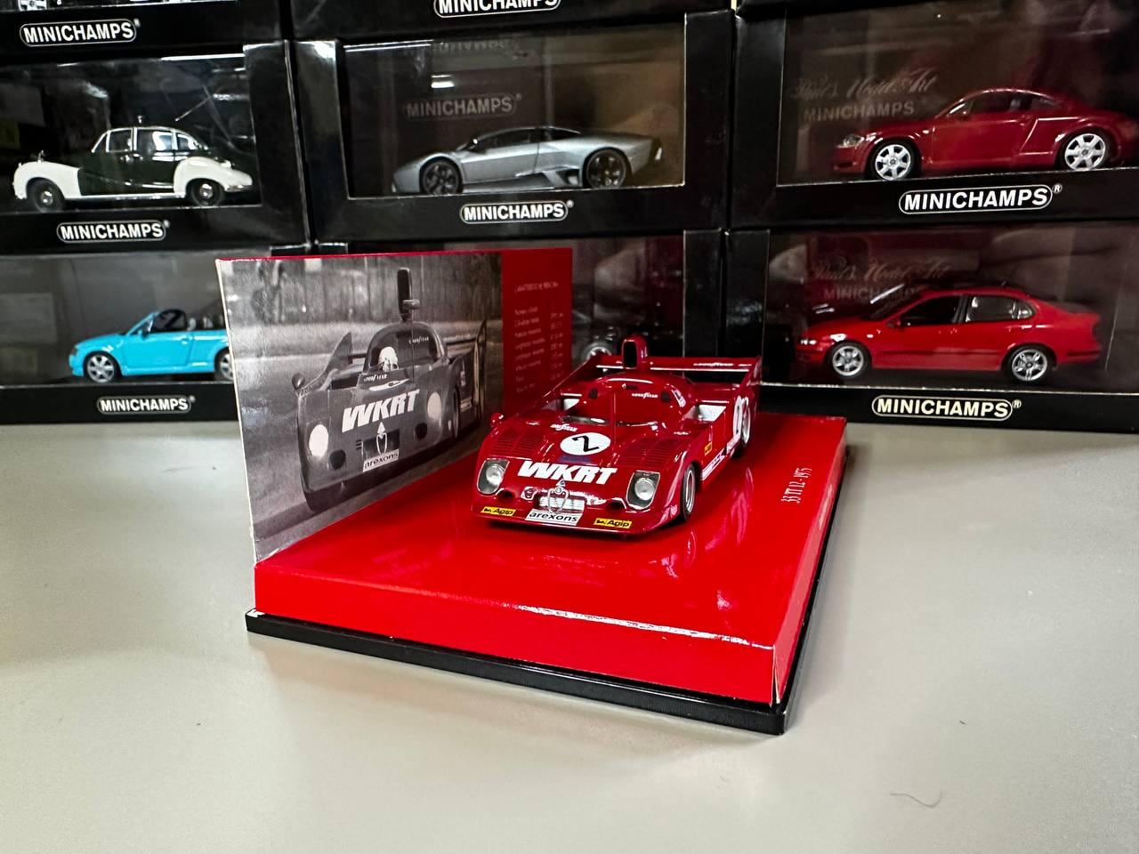 Alfa Romeo 33 TT 12 1:43 Minichamps Red - Etsy