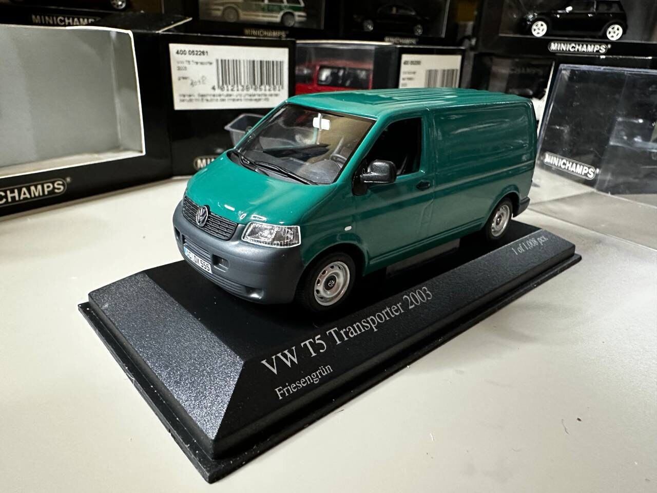Volkswagen T5 Transporter 2003 1:43 Minichamps - Etsy