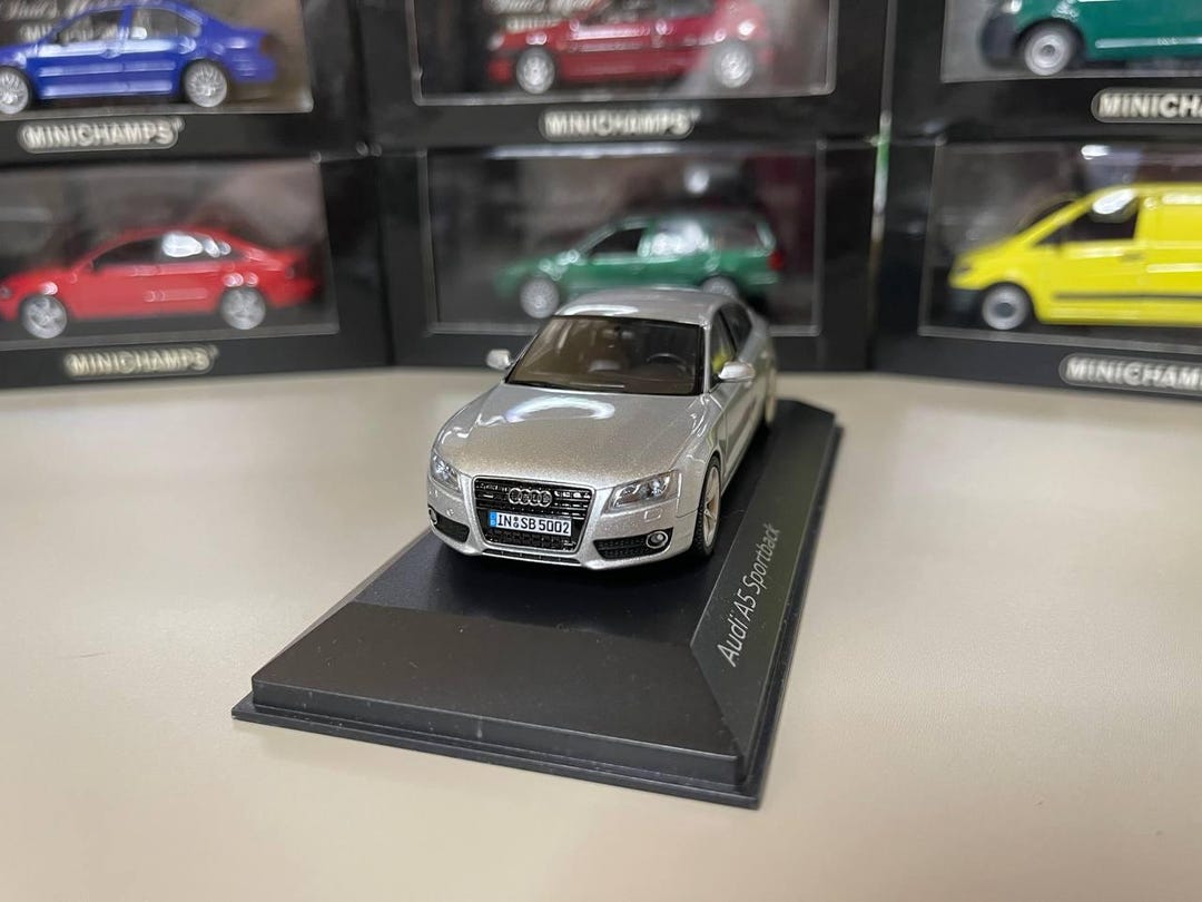 Audi A5 Sportback 1 43 Schuco Silber Etsy