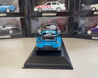 Porsche 911 GT2 RS (991,2) 1:43 Minichamps Blue Miniature - Etsy