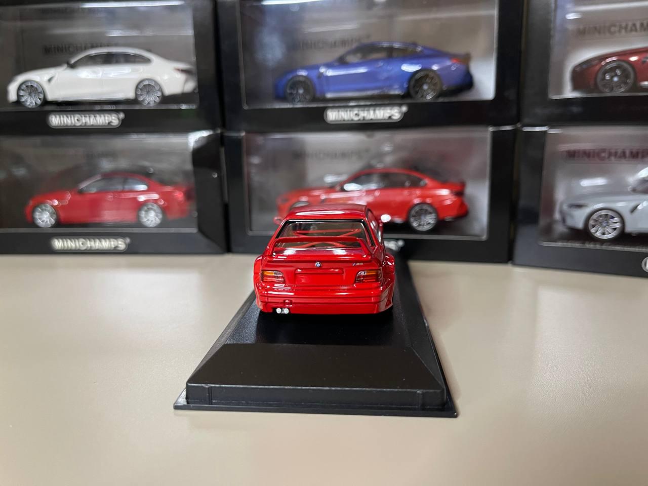 Bmw M3 E36 GTR 1:43 Minichamps Red - Etsy