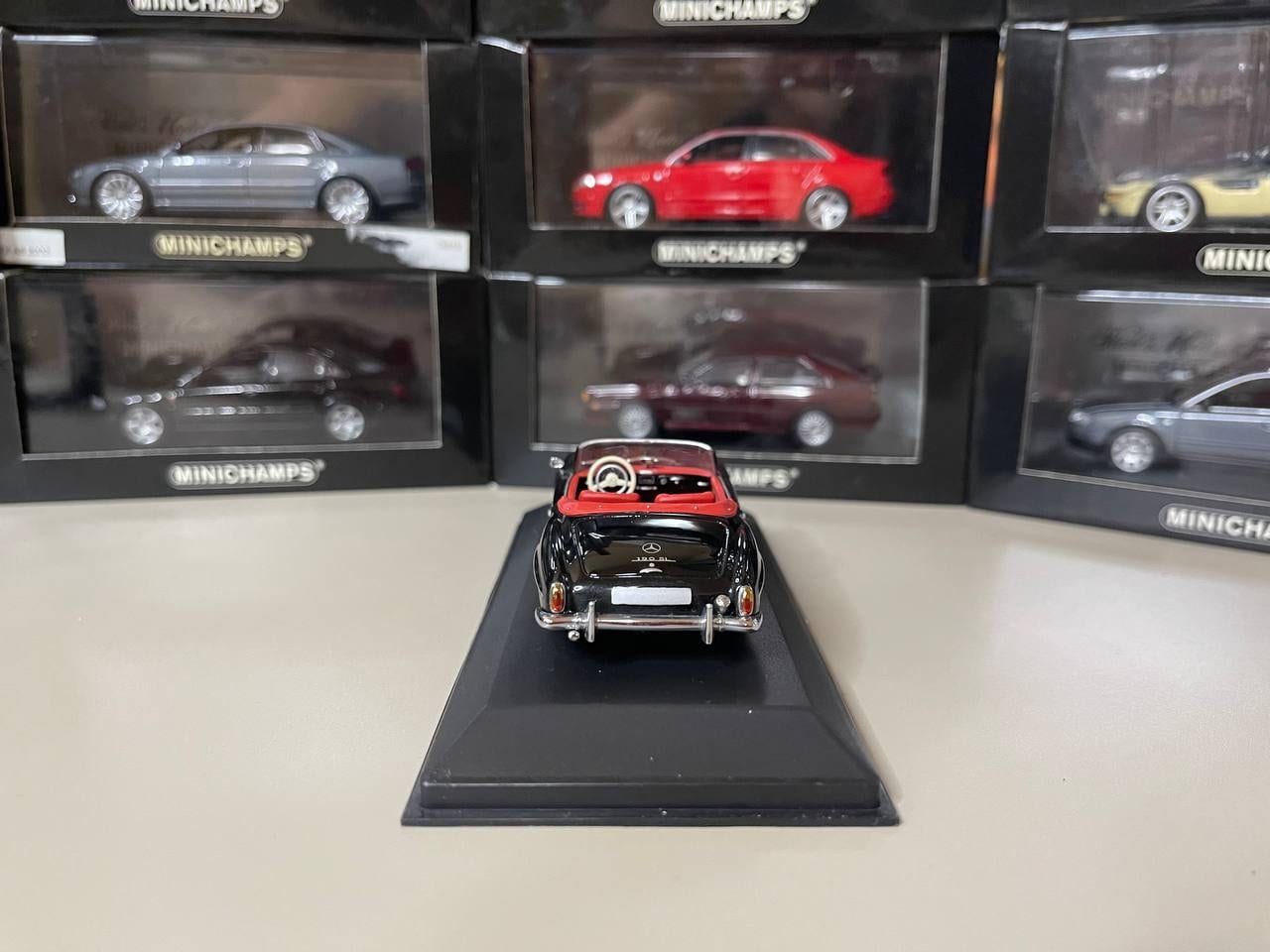メルセデス・ベンツ 190 SL 1:43 ミニチャンプス ブラック - Etsy 日本