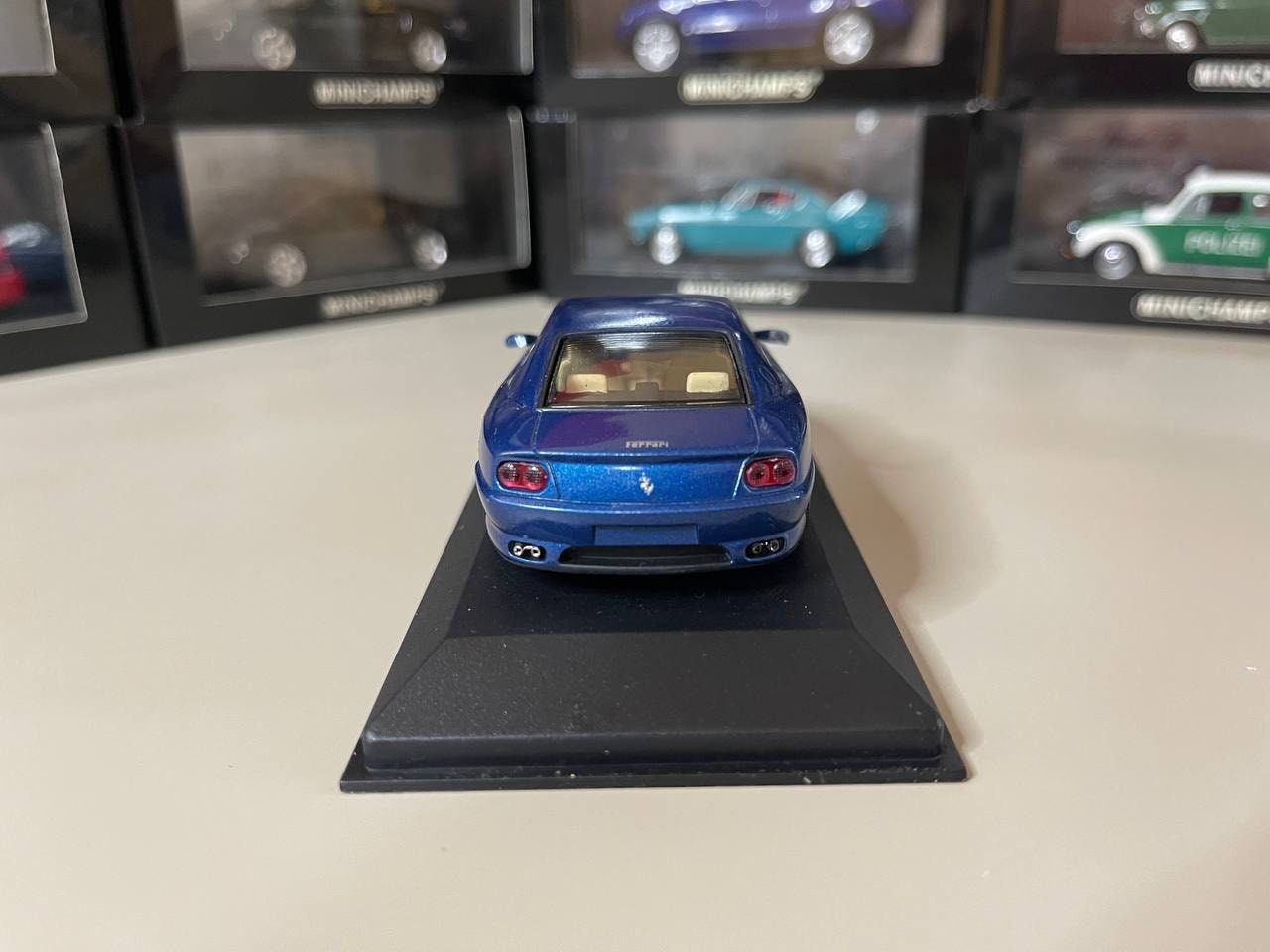 Ferrari 456 Gt 1:43 Minichamps Blue - Etsy