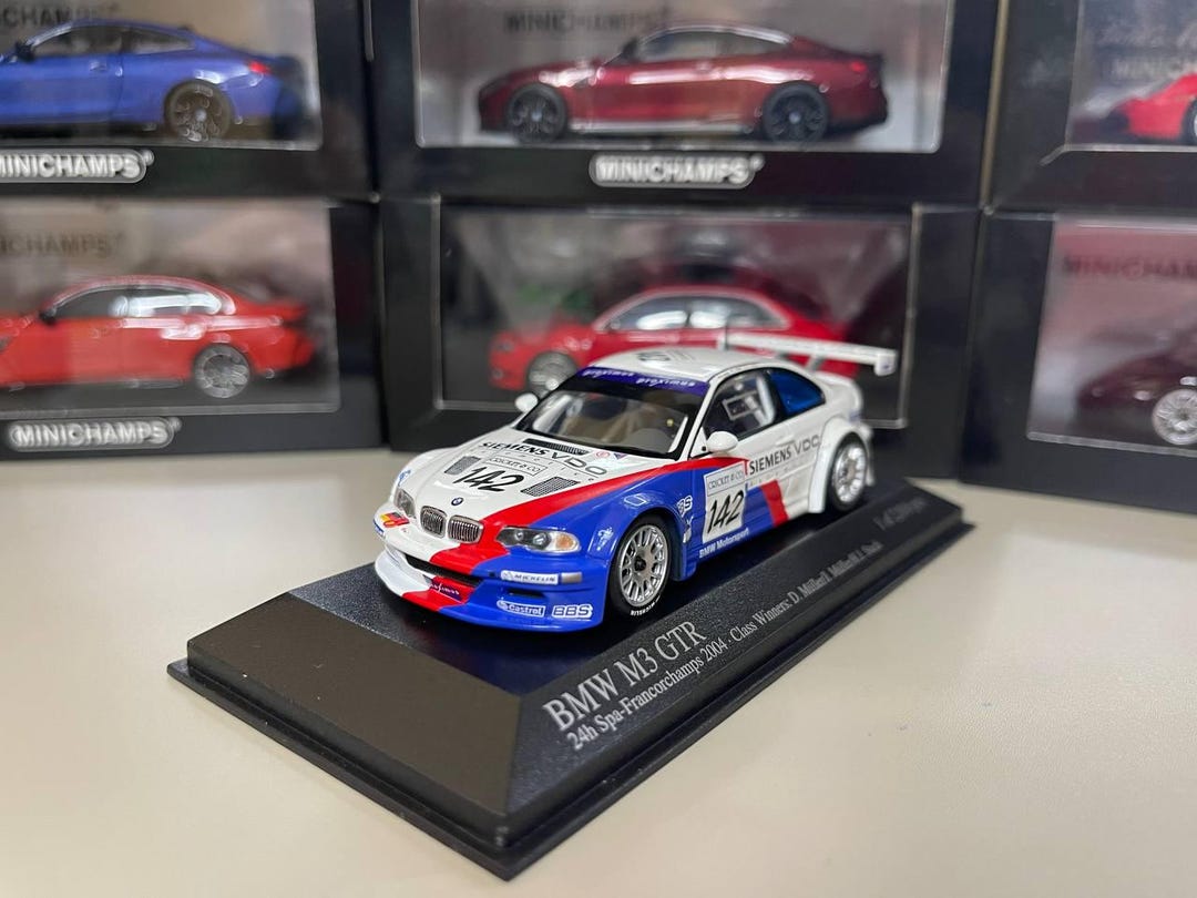 Bmw M3 E46 GTR 1:43 Minichamps - Etsy