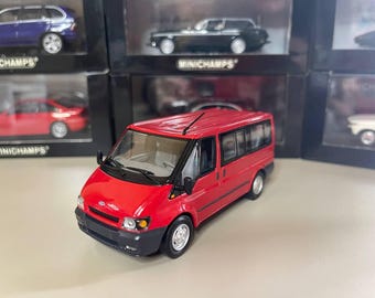 Ford Transit Box Van High Roof 1:43 Red Metallic - Etsy