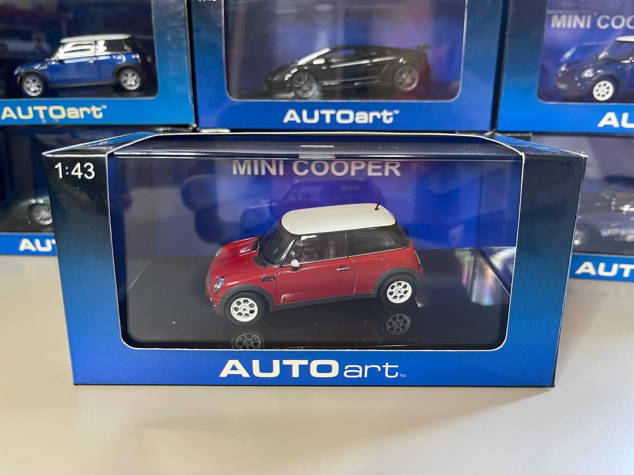 ミニカー AUTOart MINI COOPER 1:43 Mini Cooper 1:43 Autoart Red - Etsy Canada