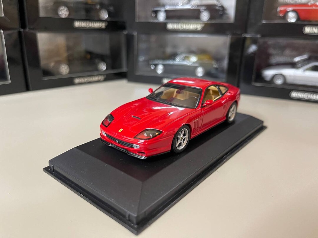 Ferrari 550 Maranello 1:43 Minichamps Red - Etsy