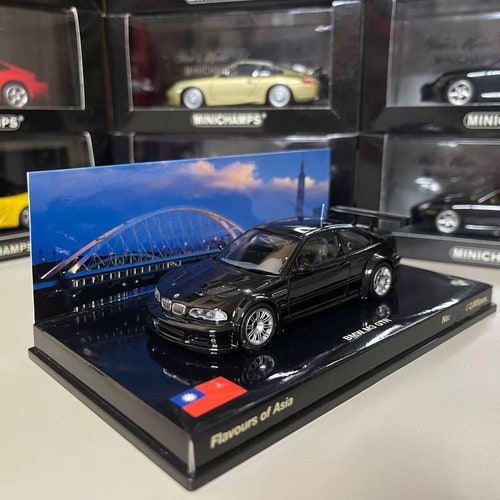Bmw M3 E46 Gtr Street Version 1:43 Minichamps Black - Etsy