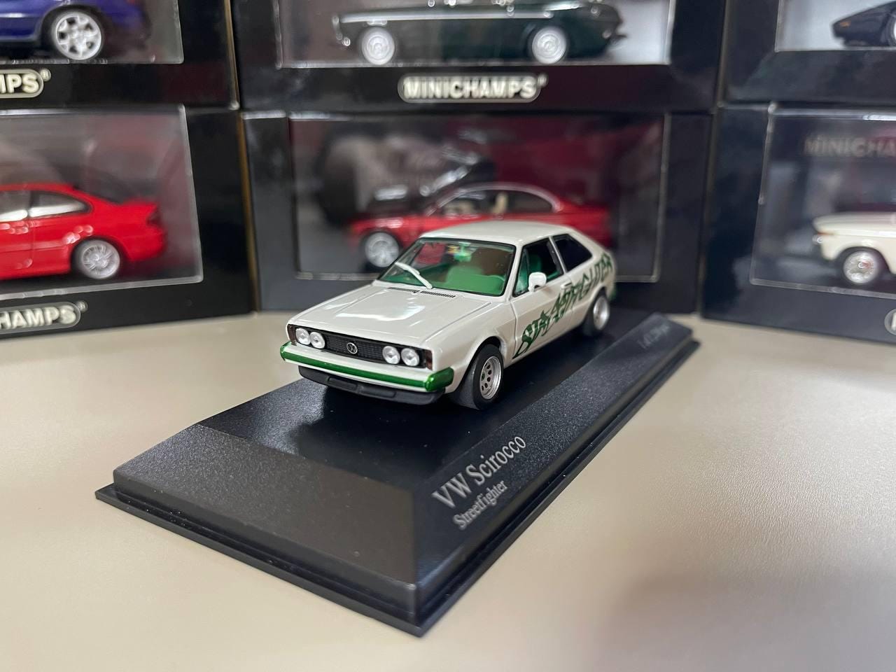Volkswagen Scirocco Streetfighter 1:43 Minichamps White - Etsy UK