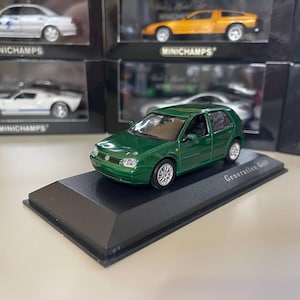 Miniature Minichamps Verte Minichamps VolksWagen Golf 4 1:43