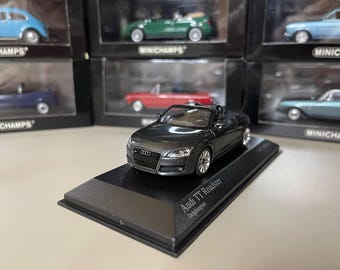Miniature Volvo P1800 E – Gris, Minichamps 1/43, Occasion