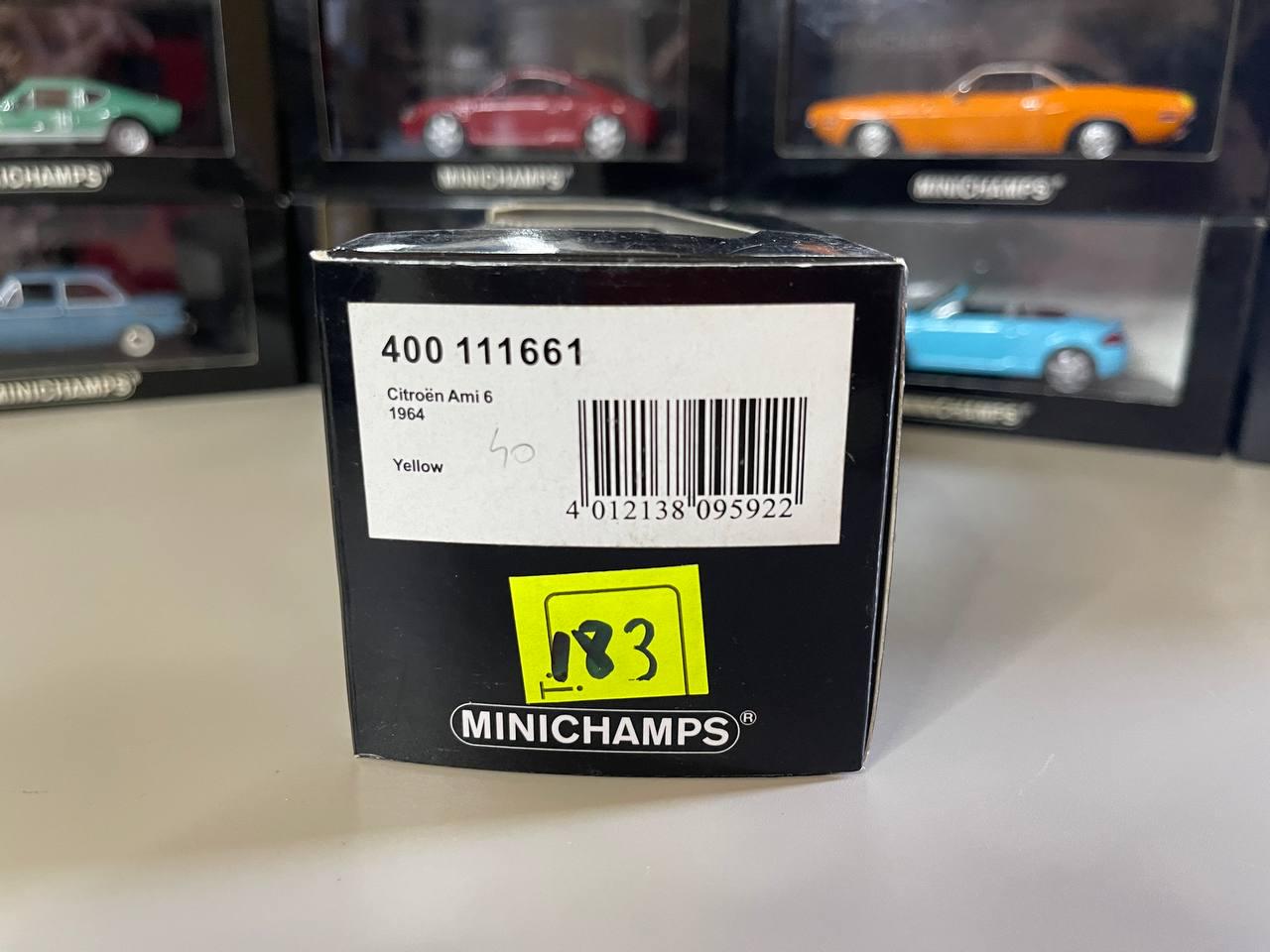 Citroen Ami 6 1:43 Minichamps Yellow - Etsy