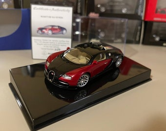 ブガッティ・ヴェイロン ブラック＆レッド 1:43 AUTOart #50901 - Etsy