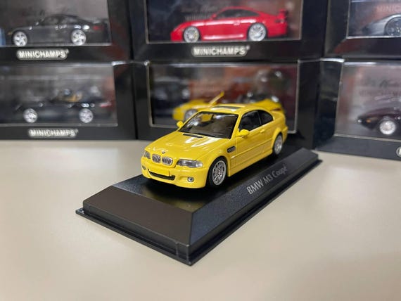 Bmw M3 E46 Coupe 1:43 Minichamps Yellow - Etsy