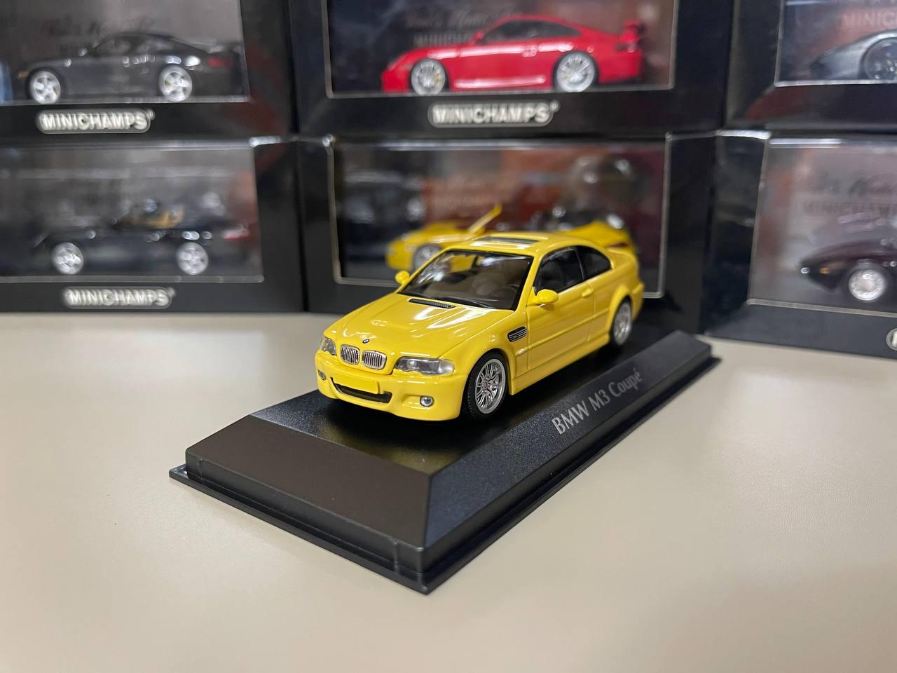 BMW M3 GTR 2001 Yellow ミニカー ミニチャンプス 1/43 BMW M3 E46 2001 Yellow 1/43 Minichamps 940020021
