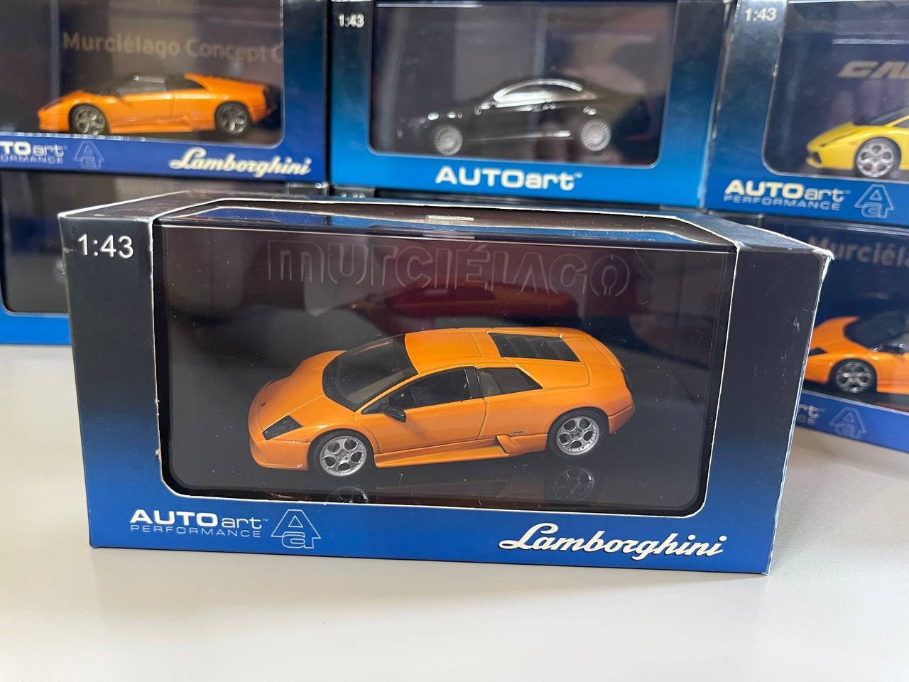 Lamborghini Murcielago 1:43 Autoart Orange - Etsy