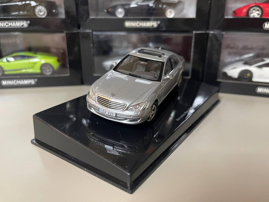 Mercedes Benz S Klasse W221 1:43 Autoart Silver - Etsy