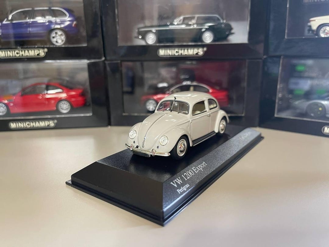 Volkswagen 1200 Export 1:43 Minichamps Gray - Etsy