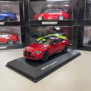 Bmw M3 E46 Coupe 1:43 Minichamps Red - Etsy